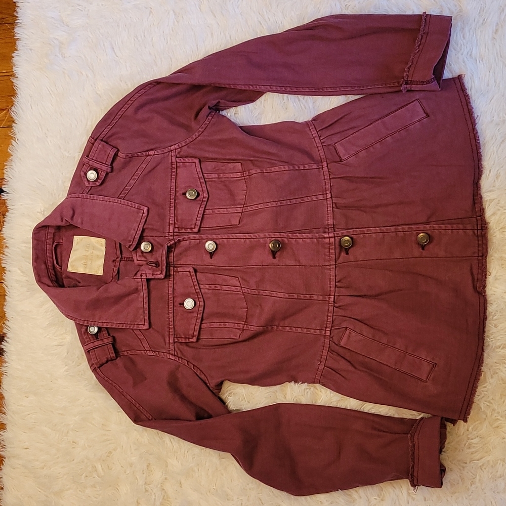 Women's Altard State Denim Plum Jacket Size Medium